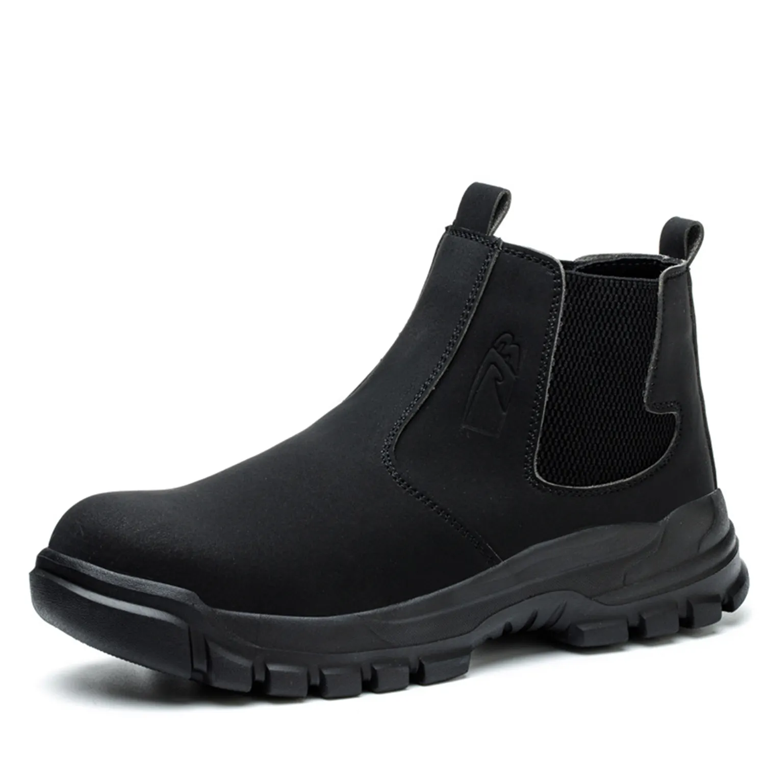 Zapatos de seguridad de cuero a prueba de agua hechos a mano con estilo americano para hombre Botas de trabajo industriales con punta de plástico compuesto de calidad Tuff