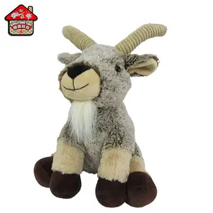 Customized Lifelike Stuffed Animal Soft Plush Goat Sheep Toy For Kids Gift