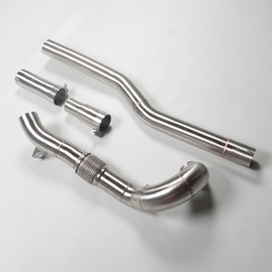 Custom SS304 Exhaust Downpipe for Audi S3 2015-2019 2.0T Premium Exhaust Pipes for Enhanced Power and Fuel Economy - Product Image 3