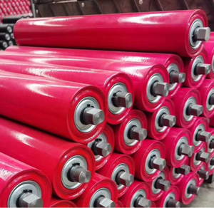 Çin madencilik endüstrisi standart dönüş braketi silindirleri çelik tampon kemer konveyör taşıyıcı makara - Product Image 2