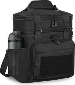 Double Deck <b>Insulated</b> <b>Lunch</b> <b>Box</b> Expandable Large <b>Lunch</b> Bag Leakproof Cooler Bag <b>Lunch</b> Pail for Men Women Adults Travel Daytrip - Product Image 1