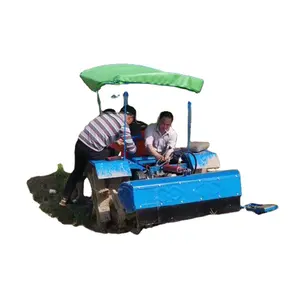 hot selling Paddy field tractor/Small boat tractor/ paddy tire farm boat tractor for rice field cultivation