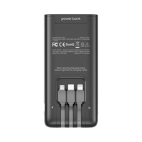 Batería Externa Portátil Universal de 6000mAh con Triple USB y Carga Rápida para Teléfonos Inteligentes