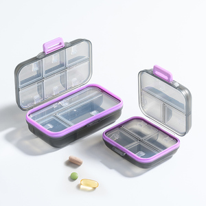 Atacado Personalizado Tamanho Do Bolso De Plástico <span class=keywords><strong>Pill</strong></span> Box Pocket Size PP Plastic <span class=keywords><strong>Pill</strong></span> Dispenser Atacado Personalizado Plastic Pocket <span class=keywords><strong>Pill</strong></span> - Product Image 1