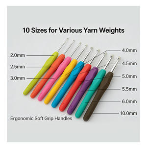 Kit de Iniciación al Crochet de Alta Calidad al por Mayor, Herramientas de Tejer, Accesorios, Suministros para Manualidades para Principiantes, Almacenamiento, Transporte, Bordado - Product Image 3