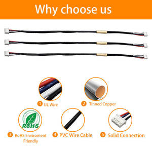 สายไฟฟ้ารถยนต์ UL1007 22AWG ราคาโรงงาน หัวต่อ Jst Xh 2.5 มม. 4 ขา ผลิตตามสั่ง - Product Image 5
