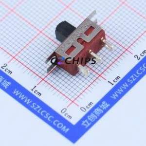 K3-1391A-51 Slide Switch Through hole Component (THT) Switch Single Pole Double Throw Rectangle Pin Header PC Pin 19.6mm - Product Image 1