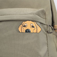 Broche en émail tête de chien Spaniel, thème animaux de compagnie multi- Races, pour vêtements et sacs, badge décoratif