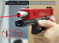 Simulateur de tir au laser G17 Re-plica, entièrement équipé, pour l'entraînement au tir à sec, avec recul, mur de tir et chargeur électrique