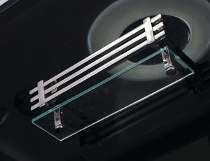 AFFINARE Cabine de <span class=keywords><strong>douche</strong></span> carrée en acrylique noir de 1 mètre avec charnière et cadre en aluminium, pour salle de bain domestique, idéale pour la vapeur - Product Image 5