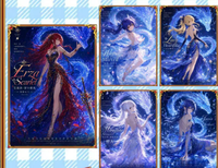 Collection d'anime de personnages féminins en gros en direct avec plusieurs IP, format A5