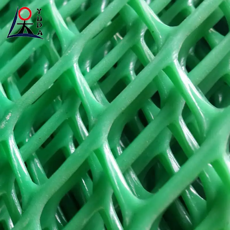 Disesuaikan Plastik Diekstrusi Rumput Penguatan Mesh/Pembibitan Plastik Datar Jaring Pagar