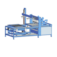 Machine de soudage de treillis métallique à roulement à billes à commande PLC entièrement automatique, à entraînement moteur, haute précision, cage en acier