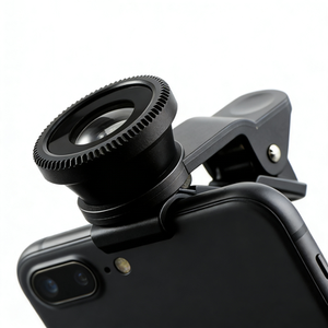Kit de Lentes 3 en 1 para Celular con Clip Universal, Gran Angular de 180°, <span class=keywords><strong>Ojo</strong></span> de <span class=keywords><strong>Pez</strong></span> y Zoom Macro 0.67X para Fotografía Profesional - Product Image 5