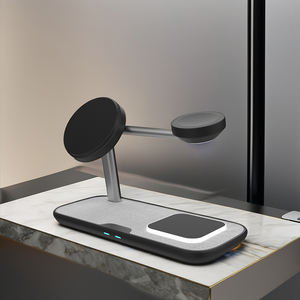 Cargador Inalámbrico Magnético 3 en 1 Multifuncional de Oficina con Logotipo Personalizado, Portátil, de Carga Rápida de 15w para Teléfono <span class=keywords><strong>Celular</strong></span> - Product Image 5