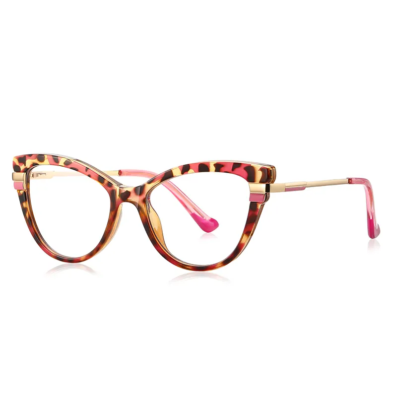 Trending Women Blue Light Blocking Optical Eyeglasses Frames Cat Eye Glasses Frame In Stock