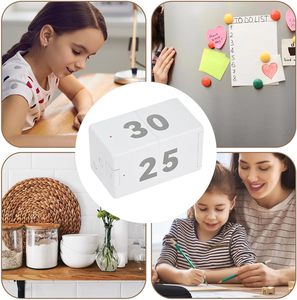 Jam Alarm Digital kubus Rubik berputar <span class=keywords><strong>2025</strong></span>, Jam Alarm <span class=keywords><strong>timer</strong></span> dapur untuk memasak, kamar tidur, siswa, sekolah, kantor, manajemen waktu - Product Image 6