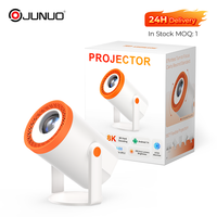 Projecteur intelligent PortableTurn1 230 ANSI Lumens, résolution native 720P, décodage vidéo 4K, Android 14, correction automatique de la distorsion trapézoïdale
