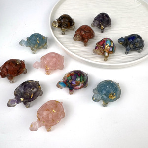 Bán buôn pha lê số lượng lớn khắc thủ công mỹ nghệ chữa bệnh đá rùa Nhựa rùa cho trang trí nội thất - Product Image 5