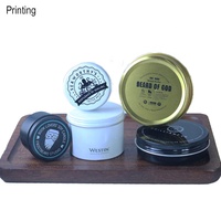 Boîte en aluminium blanc de 0,5 oz, 1 oz, 2 oz, 4 oz, 5 oz, 6 oz, 5 ml, 10 ml, petit récipient cosmétique pour baume à lèvres, boîte ronde en étain