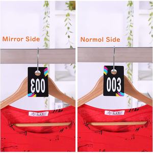 Etiquetas de Plástico con Números, Imagen Espejo Invertida, para Control de Entrada, para <span class=keywords><strong>Facebook</strong></span> Live, Suministros Reutilizables, Tarjetas para Colgar Ropa - Product Image 4
