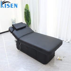 KISEN Customized Modern PU Adjustable Beauty <b>Bed</b> 4 Motors Electric Spa Facial Treatment <b>Lash</b> Extension Bedroom Gym Hotel Living - Product Image 5