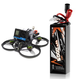 사용자 정의 5500mah 2s7.4v 3s11.1v 4s14.8v 6s22.2v lipo 배터리 충전식 리튬 이온 배터리 셀 팩 무인 항공기 - Product Image 5