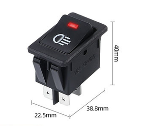 ASW-17D 12V 35A Car Fog LED <b>Light</b> Rocker Toggle <b>Switch</b> Auto LED Car <b>Light</b> <b>Switch</b> - Product Image 5