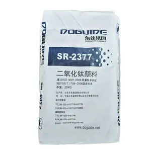 Yüksek kaliteli titanium sınıf 25kg torba fiyatı titanyum dioksit sr2377 Doguide SR 2377 satın titanyum dioksit tozu
