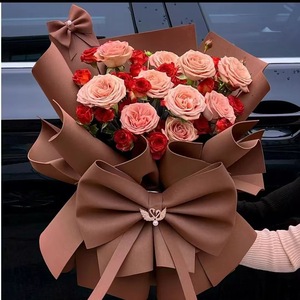 Bán Buôn Màu Sắc Tinh Khiết Hoa Vật Liệu Nghệ Thuật Tạo Kiểu Bong Bóng Giấy Hoa Gói Cho Bó Hoa Bọt Biển Giấy Gói Tấm - Product Image 2