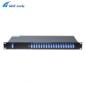 Boîte ABS/LGX & 19 pouces 1U <span class=keywords><strong>ract</strong></span> mount MUX/DEMUX 16 canaux simple/double Fiber CWDM multiplexeur - Product Image 5