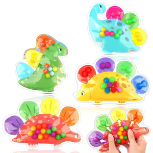 Neue pädagogische Farb klassifizierung Sensorisches Pressen Spielzeug Fünf Farben Blumen passend Dekompression spielzeug - Product Image 5