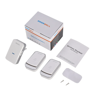 Aibont 2Q192-WS Sonnette murale moderne sans fil étanche EU/UK/US <span class=keywords><strong>Carillon</strong></span> 200m Portée 52 Tunes Garantie 3 ans - Product Image 6