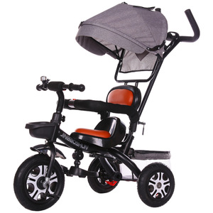 Triciclo per Bambini Pieghevole 1-6 Anni <span class=keywords><strong>Bicicletta</strong></span> <span class=keywords><strong>Passeggino</strong></span> Bici per Bambini - Product Image 2