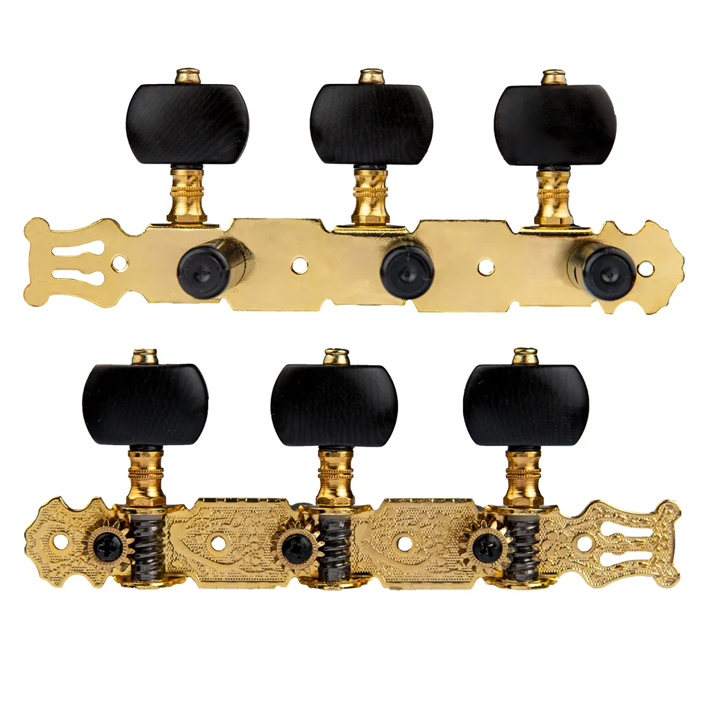 Alice Classical Guitar Tuning Peg 1:14 Gear Ratio Guitar Peg Tuner Machine Heads Tuning Key Guitar Accessories AO-020V3P