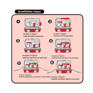 QS nouveau Design enfants semblant jouer <span class=keywords><strong>jeu</strong></span> bricolage ville feu thème <span class=keywords><strong>voiture</strong></span> jouets en plastique éjection <span class=keywords><strong>voiture</strong></span> <span class=keywords><strong>Parking</strong></span> ensemble jouets pour enfants 3 + âges - Product Image 4