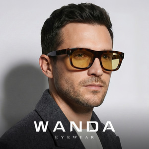 Wanda Oversized <b>Square</b> <b>Sunglasses</b> S32239 UV400 Type 3 TAC Lens For Women - Product Image 1
