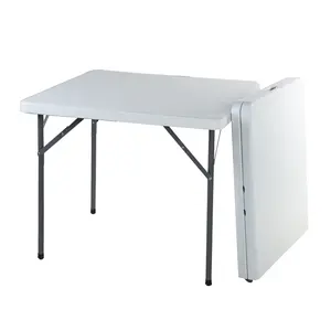 廉价耐用可折叠10人60 72英寸圆形180厘米活动塑料户外折叠桌