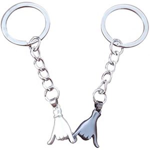 Llavero Metálico <span class=keywords><strong>a</strong></span> Juego con Promesa de Amor, Regalo <span class=keywords><strong>para</strong></span> Parejas, Mejores Amigos, <span class=keywords><strong>Novio</strong></span>, Novia - Product Image 4