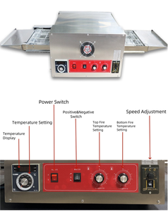 Commercial 12" Electric Conveyor Pizza <b>Oven</b> <b>Counter</b> <b>Top</b> Conveyor Belt Compact Design Pizza <b>Oven</b> Factory Price - Product Image 2