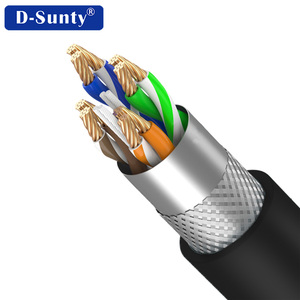 สายอีเธอร์เน็ต Cat5e สำหรับภายในและภายนอกอาคาร สาย Cat5 ยาว 2 เมตร แบบ SFTP หุ้ม PVC สายแลนเน็ตเวิร์ก มีหลายสีให้เลือก สายสื่อสาร - Product Image 2