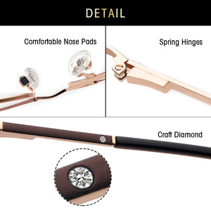 Gafas Grises con Protección Anti Luz Azul, Modelo Jack Cat Eye, Montura Completa para Mujer, 5112, Rostro Ovalado, Montura Metálica para Adultos - Product Image 5