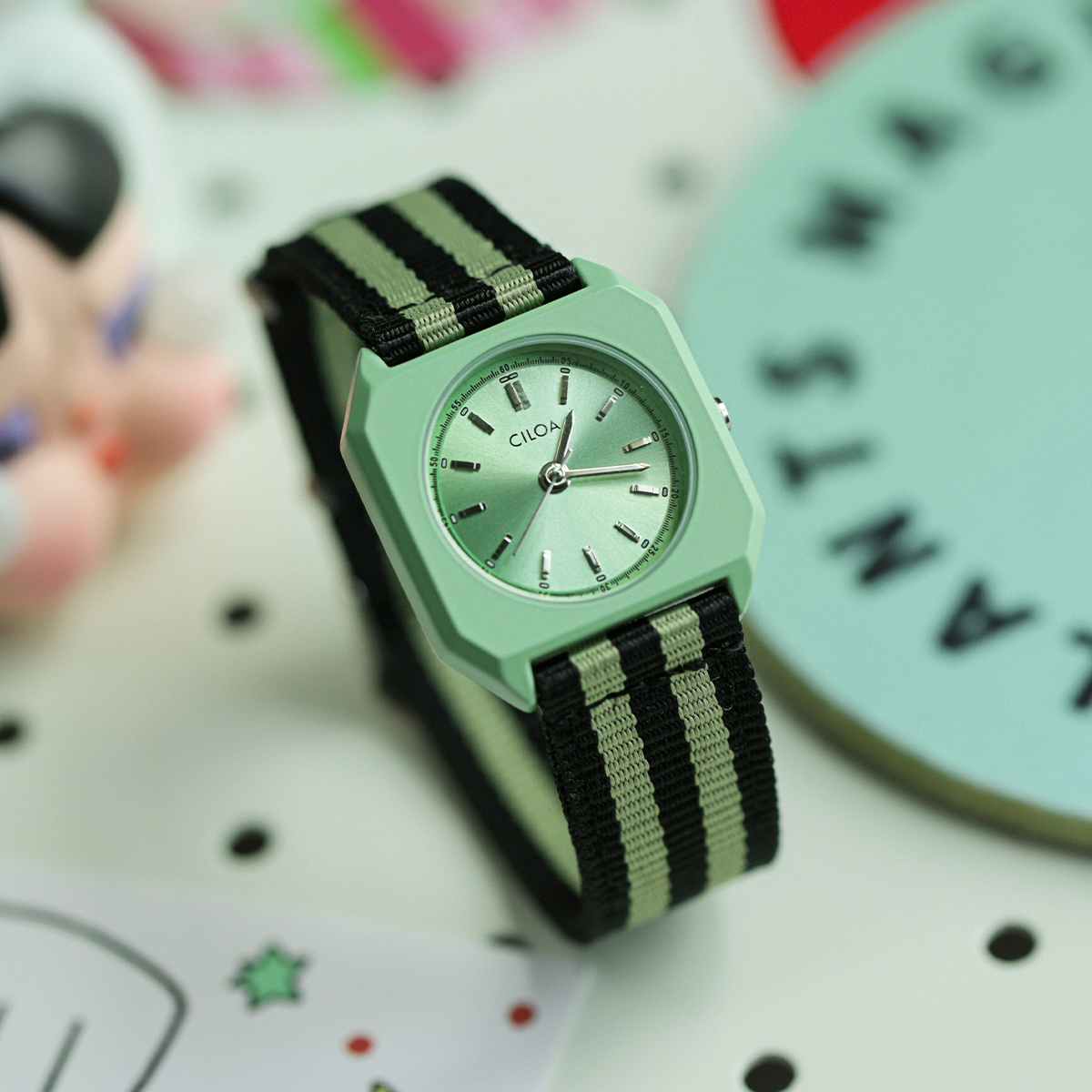 สีเขียว