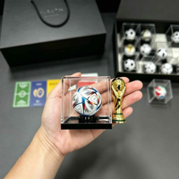 Neu eingetroffen: Fußball-Geschenkbox aus PVC, 3,8 cm, verbesserte Premium-Verpackung, individuelles Logo, Fußballtrophäe, Spieler- und Fan-Anerkennung, Großhandel