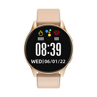Dernière montre connectée T2 Pro, écran HD 1,28 pouces, bracelet en silicone, appels, réveil Android, suivi d'activité, suivi du sommeil, IP67