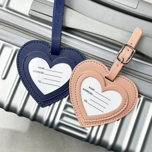 IStapromo Gifts Wholesale Soft Eco-Friendly Water Resistant PU Leather Luggage Tag Portable Travel Baggage Boarding Tag - Product Image 4