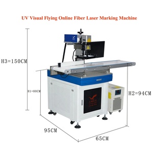 Máquina de marcado láser de fibra UV dinámica de tallado de protección completa para copa de vino de Metal Unmetal - Product Image 3