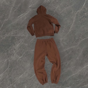 Chándales con logotipo personalizado, pantalones de chándal y sudaderas con capucha de alta calidad para hombre, conjunto de 2 piezas para hombre - Product Image 3