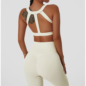 Sujetador deportivo de secado rápido para mujer, ropa deportiva con cuello en U, Espalda descubierta, para Fitness y Yoga, a prueba de golpes, <span class=keywords><strong>2022</strong></span> - Product Image 5