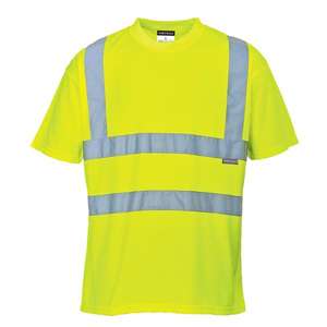 PORTWEST - S478YERS T-shirt jaune haute visibilité-EAN 5036108128303 HI-VIS WORKWEAR - Product Image 1